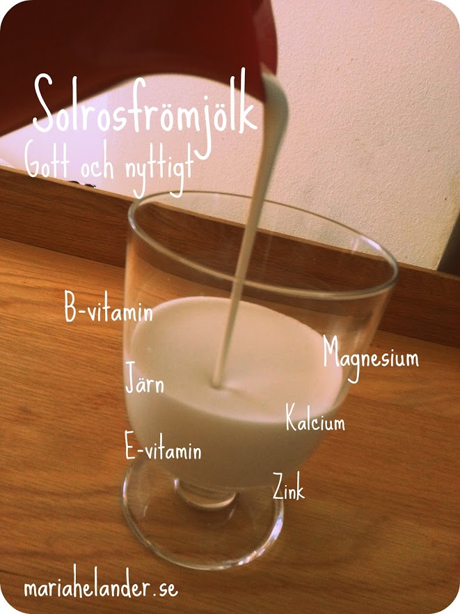 solrosfrömjölk